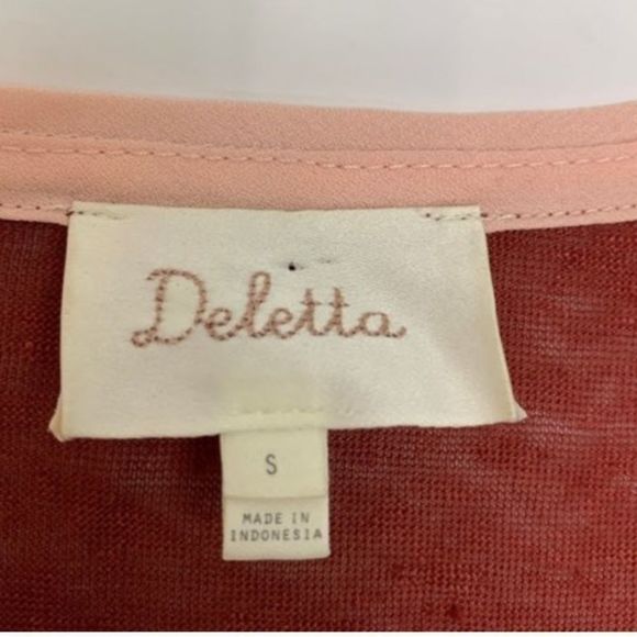 Anthropologie Sz Sm Slope Linen Tunic Top - Picture 6 of 7